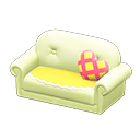 Animal Crossing Items Cute Sofa Yellow