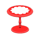 Animal Crossing Items Cute Tea Table Red