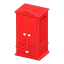 Animal Crossing Items Cute Wardrobe Red