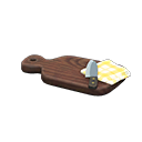 Animal Crossing Items Cutting Board Dark / Yellow