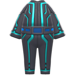 Animal Crossing Items Cyber Suit Blue