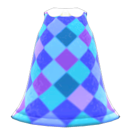 Animal Crossing Items Dazed Dress Blue