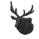 Animal Crossing Items Deer Decoration Black