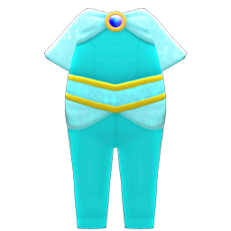 Animal Crossing Items Desert-princess Outfit Blue