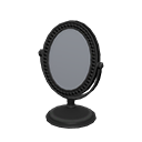 Animal Crossing Items Desk Mirror Black