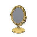 Animal Crossing Items Desk Mirror Gold