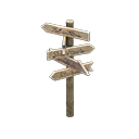 Animal Crossing Items Destinations Signpost Old