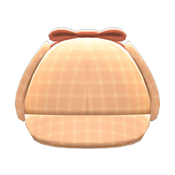 Animal Crossing Items Detective Hat Beige
