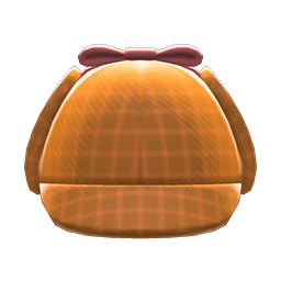 Animal Crossing Items Detective Hat Brown