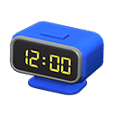 Animal Crossing Items Digital Alarm Clock Blue