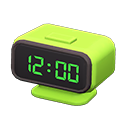 Animal Crossing Items Digital Alarm Clock Lime