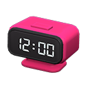 Animal Crossing Items Digital Alarm Clock Pink
