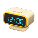 Animal Crossing Items Digital Alarm Clock White
