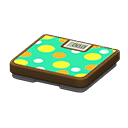 Animal Crossing Items Digital Scale Brown / Polka dots