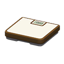 Animal Crossing Items Digital Scale Brown / White