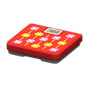 Animal Crossing Items Digital Scale Red / Floral