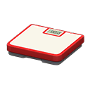 Animal Crossing Items Digital Scale Red / White