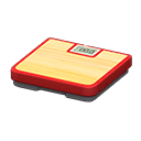 Animal Crossing Items Digital Scale Red / Wood