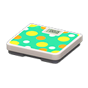 Animal Crossing Items Digital Scale White / Polka dots