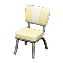 Animal Crossing Items Diner Chair Cream