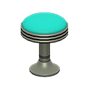 Animal Crossing Items Diner Counter Chair Aquamarine