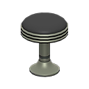 Animal Crossing Items Diner Counter Chair Black
