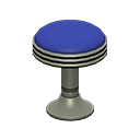 Animal Crossing Items Diner Counter Chair Blue