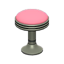 Animal Crossing Items Diner Counter Chair Pink