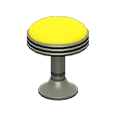 Animal Crossing Items Diner Counter Chair Yellow