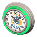 Animal Crossing Items Diner Neon Clock Aquamarine / Blue Bee