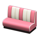 Animal Crossing Items Diner Sofa Pink