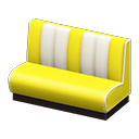 Animal Crossing Items Diner Sofa Yellow
