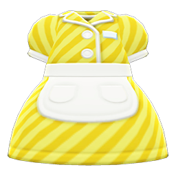 Animal Crossing Items Diner Uniform Yellow