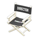 Animal Crossing Items Director's Chair White / Director black