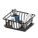 Animal Crossing Items Dish-drying Rack Black