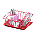 Animal Crossing Items Dish-drying Rack Red