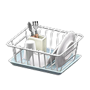 Animal Crossing Items Dish-drying Rack White