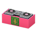 Animal Crossing Items Dj's Turntable Pink / Emblem logo