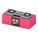 Animal Crossing Items Dj's Turntable Pink / Familiar logo