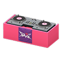 Animal Crossing Items Dj's Turntable Pink / Rock logo