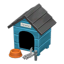 Animal Crossing Items Doghouse Black