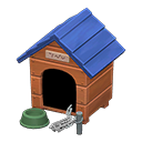 Animal Crossing Items Doghouse Blue