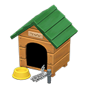 Animal Crossing Items Doghouse Green