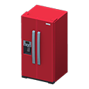 Animal Crossing Items Double-door Refrigerator Red