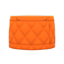 Animal Crossing Items Down Skirt Orange