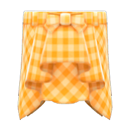 Animal Crossing Items Draped Skirt Orange