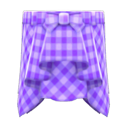 Animal Crossing Items Draped Skirt Purple