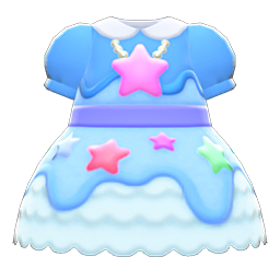 Animal Crossing Items Dreamy Dress Blue