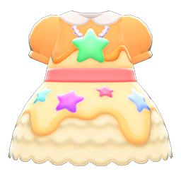 Animal Crossing Items Dreamy Dress Yellow