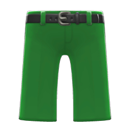 Animal Crossing Items Dress Pants Green